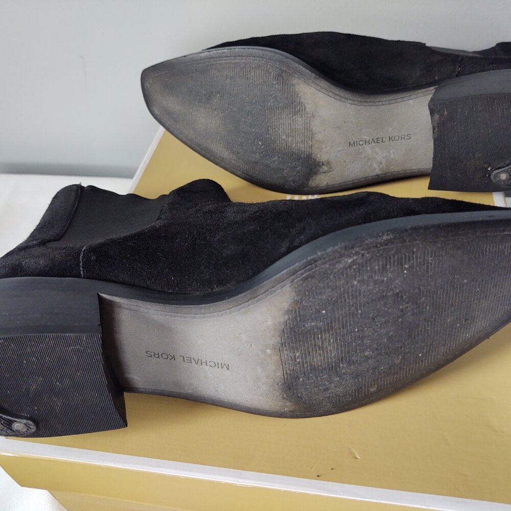 MICHAEL KORS LOTTIE FLAT BOOTIE SUEDE SIZE 9.5 - Picture 5 of 15